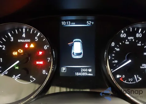 2017 Nissan Rogue Sv z USA, uszkodzony, nr VIN KNMAT2MTXHP556704